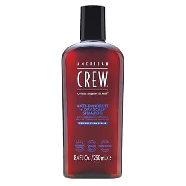 AMERICAN CREW Anti-Dandruff, 250 ml, Anti-Schuppen Shampoo für Männer, Haarprodukt zur Reinigung & Pflege der Kopfhaut, hilft Juckreiz und Schuppen vorzubeugen
