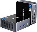 GMKtec Mini-PC, M2 Pro Intel Core i7-1195G7 (Turbo 5,0 GHz) 1 TB SSD 16 GB DDR4, Desktop Mini-Computer WiFi 6, 3x4K-Display-Unterstützung, USB3.2, BT5.2, DP, HDMI, RJ45 2.5G