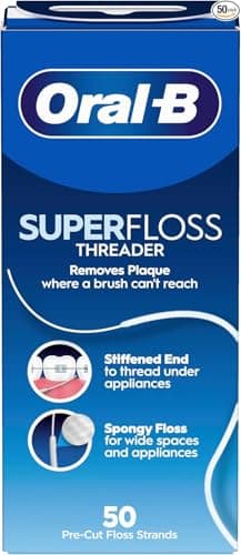 Oral-B Superfloss Zahnseide 50 Fäden, 2er Pack (2x 50 Fäden)