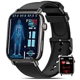 BANLVS 2025 Smartwatch Herren Damen mit 𝐁𝐥𝐮𝐭𝐳𝐮𝐜𝐤𝐞𝐫/EKG/HRV, 1,83" Gesundheitsuhr mit Pulsuhr, SpO2, Schlafmonitor, Blutdruck 145+ Sportmodi IP68 Fitnessuhr Schrittzähler iOS Android Schwarz