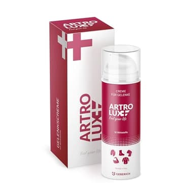 Creme Artrolux+ Kühlender Effekt für Muskeln und Gelenke mit Glucosamin und Chondroitin – Schmerzlinderungscreme für Rücken, Nacken, Hände, Knie – 50ml
