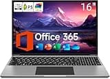 jumper Laptop 16 Zoll FHD IPS 1200p Display, bis zu 2,5 GHz Celeron 5305U (4 GB RAM 128 GB SSD), Notebook installiert 1 Jahr 365 Office, Bluetooth 4.0, USB 3.0 × 2, HDMI, 1TB SSD Slot-Erweiterung