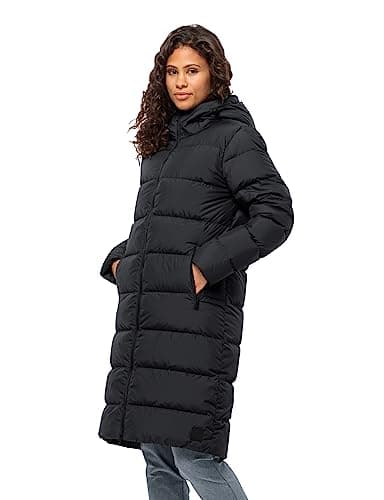 Jack Wolfskin Damen Frozen Palace Coat W Daunenparka, Schwarz, XL EU