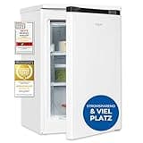 Exquisit Gefrierschrank, Tiefkühlschrank, 85 Liter, 3 Schubladen, Energieklasse C, 4-Sterne-Gefrierfach, Gefireschrank klein, GS581-051C weiß