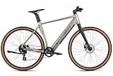 Adore E-Citybike 28" Alu Urban Bike Stadtfahrrad UBR-770 Heckmotor 30NM / 10Ah Stahlgrau matt
