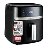 Russell Hobbs Heißluftfritteuse XXL 8,3L Rapid AirFryer [kompaktes Gehäuse, sehr leise, Pizza Ø 26cm] SatisFry (9 Programme, spülmaschinenfest, Fritteuse ohne Öl, TouchScreen,Grillen,Backen) 27632-56