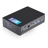 MeLE Mini PC, QuieterHD3 Celeron N5105 16GB 512GB Mikrocomputer, Lüfterloser Kleiner Desktop mit Gigabit Ethernet WiFi, BT5.1 für Industrie IoT Business Digital Signage