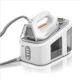 Braun CareStyle 3 Dampfbügelstation IS 3132 WH - mit FreeGlide 3D Bügelsohle, Pumpendruck 6 bar, großer 2 L Wassertank, Eco-Funktion, weiß/orange