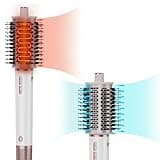 MAXGROOM Rundbürstenföhn Föhnbürste, 4 in 1 Hohe Geschwindigkeit Negative Lonen Warmluftbürste 110.000 U/min, Rundbürste Schnelles Trocknen, Volumisieren, Glätten,Styler für Lange und Kurze Haar