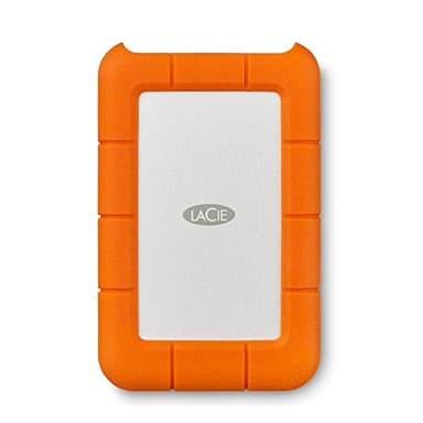 LaCie Rugged Mini 4TB tragbare externe Festplatte, 2.5 Zoll, PC & Mac, inkl. USB-C w/o USB-A Kabel, Data Rescue Service (LAC9000633)
