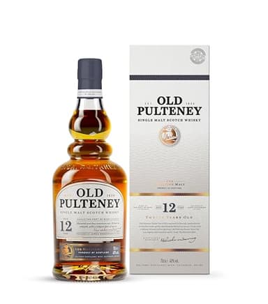 Old Pulteney Highlands Single Malt Whisky 12 Years 1 x 0,7l) – Der maritime, von Meeresluft geprägte Whisky aus Schottland in der Geschenkverpackung mit 40% vol. Alkohol