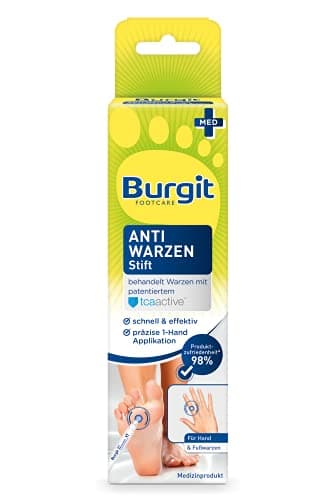 Burgit · Anti Warzen Stift (2ml) · Gegen Warzen · Warzenbehandlung · Einfach & effektiv · Für gemeine Warzen an Hände & Füßen