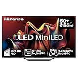 Hisense 85U7NQ 215cm (85 Zoll) Fernseher, 4K Mini LED ULED HDR Smart TV, Quantum Dot, 120Hz/ 144Hz VRR, HDMI 2.1, Game Mode Pro, Dolby Vision IQ & Atmos, Bluetooth, Alexa Built-in, Anthrazit, [2024]