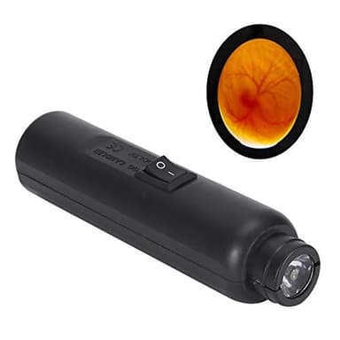 Schierlampe für Hühnereier, Schierlampe Ei Candler, Hochintensives Kühles LED Licht Dual Power Egg Candler Tester Eier Inkubatorlampe Ei Candler Tester Beleuchtung