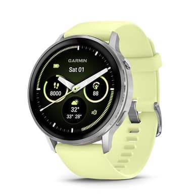 Garmin Venu 4 45mm - Fitness-Smartwatch, 1,4" AMOLED Touchdisplay, bis zu 12 Tage Akkulaufzeit, 80+ Sport-Apps, EKG, Health Status, Fitness Coach, Rollstuhlfunktionen, Telefonie, Taschenlampe