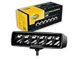 HELLA LED Lightbar Black Magic Zusatzscheinwerfer 6,2 Zoll 2000 echte Lumen Spotausleuchtung: rechteckig LED Arbeitsscheinwerfer 12V - 24V für Auto Pickup LKW SUV ATV Motorrad - 1FB 358 176-213