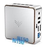 NiPoGi E2 Mini PC 16 GB DDR4 1024 GB M.2 SSD, Ιntel Twin Lake N150(bis zu 3,6 GHz) Mini Desktop Computer W-11 Pro, 4K@60Hz Dual Display, HDMI 2.0, DP, Dual-WiFi, Micro-PC mit VESA für Schule/Büro.