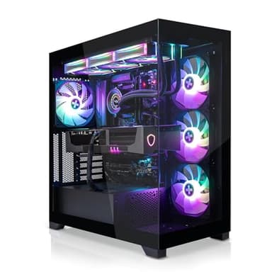 SYSTEMTREFF High-End Gaming PC Intel Core Ultra 7 265K 20x5.5GHz | Nvidia RTX 5090 32GB GDDR7 mit DLSS 4 | 2TB M.2 NVMe | 32GB DDR5 RAM | Windows 11 | Desktop Computer Rechner für Gamer, Zocker &