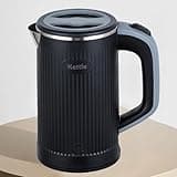 800ML Reisewasserkocher, 600W Klein Elektrischer Wasserkocher, 304 Edelstahl Innenraum,5 Minuten schnelles Kochen Tragbarer Camping Wasserkocher Klein, für Tee,Kaffee,Babymilch