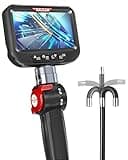 Ralcam Endoskopkamera mit Licht Endoscope Camera - Endoskop 8,5mm Inspektionskamera 4,3" HD 1080P Rohrkamera, Kameras mit 10 LED, IP67 Wasserdicht 1m Flexible Kanalkamera Teleskopkamera Kfz Werkzeug