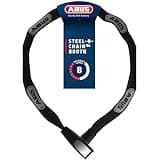 ABUS Kettenschloss Steel-O-Chain 8807K – Flexibles Fahrradschloss aus gehärtetem Stahl – ABUS-Sicherheitslevel 8-85 cm - Schwarz