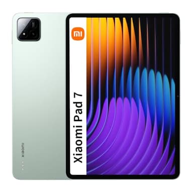 XIAOMI Pad 7, 8 GB + 256 GB, 11,2 Zoll, 13 MP, Auflösung 2136 x 3200, 144 Hz, IPS LCD, Akkukapazität 8850 mAh, Grün, Dolby Vision, Android 15, ohne Ladegerät