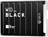 WD_BLACK P10 Game Drive Mechanische Festplatte for Xbox 5 TB (1 Monat Xbox Game Pass Ultimate, Übertragungsgeschwindigkeiten bis 130 MB/s, für Xbox) Schwarz mit weißem Rand
