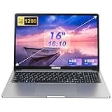 ACEMAGIC Laptop, Metallgehäuse, 16 Zoll FHD, 16 GB DDR4, 512 GB SSD Notebook-Computer, In-tel Quad-Core N97 (bis zu 3,60 GHz) schlägt N5095, Leichter Laptop mit WLAN, BT5.0, USB 3.2 x 2, Typ C(Gray)