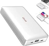 iDiskk MFi-Zertifikat 1TB Externe Festplatte für iPhone iPad Flash Speicher Kompatibel iOS Handy MacBook PC mit 10000mAh Powerbank 2 in 1 Externe Festplatte - APP Verwaltung