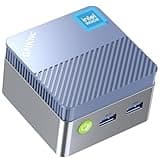 GMKtec Mini-PC N97, G5 Micro-Desktop-Computer, OS Alder Lake N97 der 12. Generation (bis zu 3,60 GHz), 12 GB DDR5, 512 GB großes Laufwerk für Unternehmen, Schule