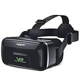FIYAPOO HD 3D VR Brille Virtual Reality Headset für 3D Gaming und Filme Leichtes, ergonomisches Design, kompatibel mit Android & iPhone (4,7-6,6 Zoll) Familie und Freunde