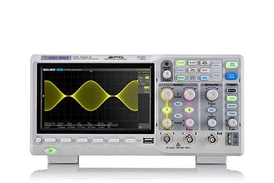 Siglent Technologies SDS1202X-E Digitales Oszilloskop, 200 MHz, 2 Kanäle, Grau