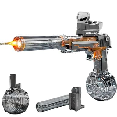 Elektrische Wasserpistole, Wasserpistole Elektrisch Für Erwachsene, Automatische Wasserpistole mit Großer Kapazität, Reichweite 28-32 Fuß, Automatische Wasserpistole Für Pool, Strand, Garten