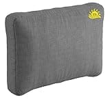 sunnypillow Palettenkissen mit abnehmbarem Bezug UV - beständig Outdoor/Indoor Palettenauflage Palettenpolster Palettensofa Seitenkissen 60x40x20/10cm Anthrazit