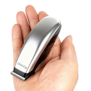 KEMEI Mini Clippers Trimmer Groomer Cordless Self-Haircut Kit Styling Shears with Stainless Steel