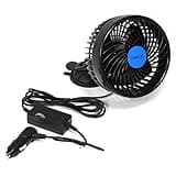 PKW Auto 12 Volt Ventilator Lüfter 15cm mit Saugfuss für Zigarettenanzünder