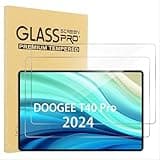 GIOPUEY [2 Stück Panzer Schutz Glas Kompatibel mit DOOGEE T40 Pro 12.1 2024, Glas mit hoher Durchlässigkeit, Kratzfest, Kompatible Hülle, ölbeständig, Schutzfolie für DOOGEE T40 Pro 12.1 2024