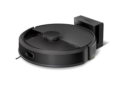 iRobot Roomba 105 Combo - Saugen + Wischen - Clearview LiDAR - 7000Pa - 120 mins - SmartScrub - Umfährt Hinderniss - Reinigungszonen - Aufladen und Fortfahren - App - Schwarz