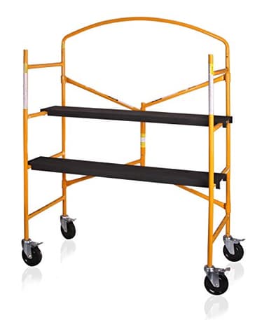 Gerüst | Arbeitsbühne | mobiles Gerüst aus Stahl | bis 240 KG belastbar