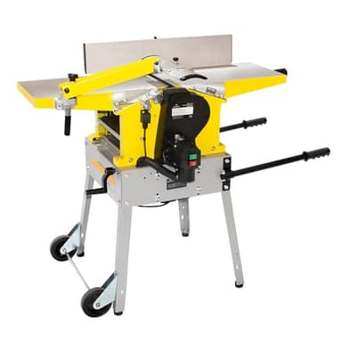 BAMATO Abricht- und Dickenhobelmaschine BHM-260 | 260mm Hobelbreite | 2200 Watt Motor | Stabiler Auf- und Abnahmetisch | Durchlasshöhe bis zu 160 mm |