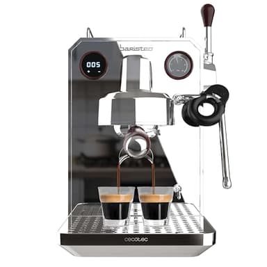 Cecotec Espresso-Kaffeemaschine für Barista Baristeo Intima, professionelle Barista-Espressomaschine, Vorbrüh-System, 15 Bar Pumpe, einfaches Befüllen, 1,7L Wassertank und Tassenwärmer