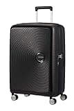 American Tourister Soundbox - Spinner M Expandable Suitcase, 67 cm, 81 L, Black (Bass Black)