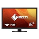 EIZO ColorEdge CS2731 68,5 cm (27 Zoll) Grafik Monitor (DVI-D, HDMI, USB 3.1 Hub, Typ C, DisplayPort, 10 ms Reaktionszeit, Auflösung 2560 x 1440, Wide Gamut) schwarz