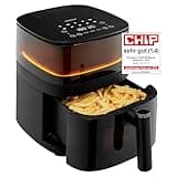 MEDION X10 XL Heißluftfritteuse (5 Liter, Airfryer, innovative Wassersprühfunktion für krosse knusprige Speisen, 1.500 Watt, Sichtfenster, Schüttel Alarm,10 Automatikprogramme)