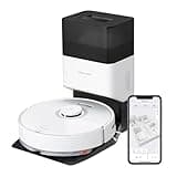 roborock Q7 Max+ Saugroboter mit Absaugstation, Vollgummibürste, 4200Pa Saugkraft, Staubsauger Wischroboter PreciSense-LiDAR-Navigation & 3D Mapping, Teppiche, Tierhaare, App/Alexa (Weiß)