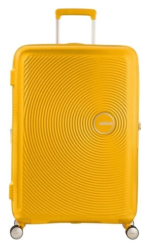American Tourister Soundbox - Spinner S Erweiterbar Handgepäck, 55 cm, 35.5/41 L, Gelb (Golden Yellow)