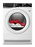 AEG Wärmepumpentrockner Serie 9000 mit AbsoluteCare Plus, Daunentrocknung – Punktgenaue Trockenergebnisse mit 3D-Scan, Testsieger der Stiftung Warentest, 8 kg, A+++, Schontrommel, TR9AMZ2024