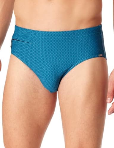 Schiesser Badehose Slip Komfort mit Reißverschlusstasche - schnelltrocknend