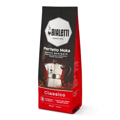 Bialetti Perfetto Moka Classico Gemahlener Kaffee, 250 g