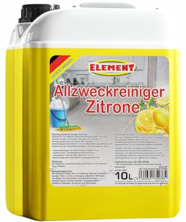 Allzweckreiniger Zitro 10 Liter I Konzentrat I Bodenreiniger I Universalreiniger I Kraftreiniger I oberflächenreiniger
